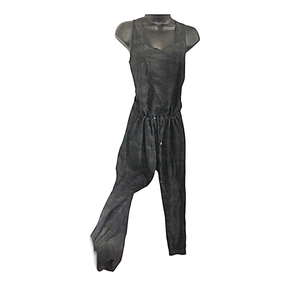 Kyodan black camo print racerback jogger pants jumpsuit size XS‎ brand new